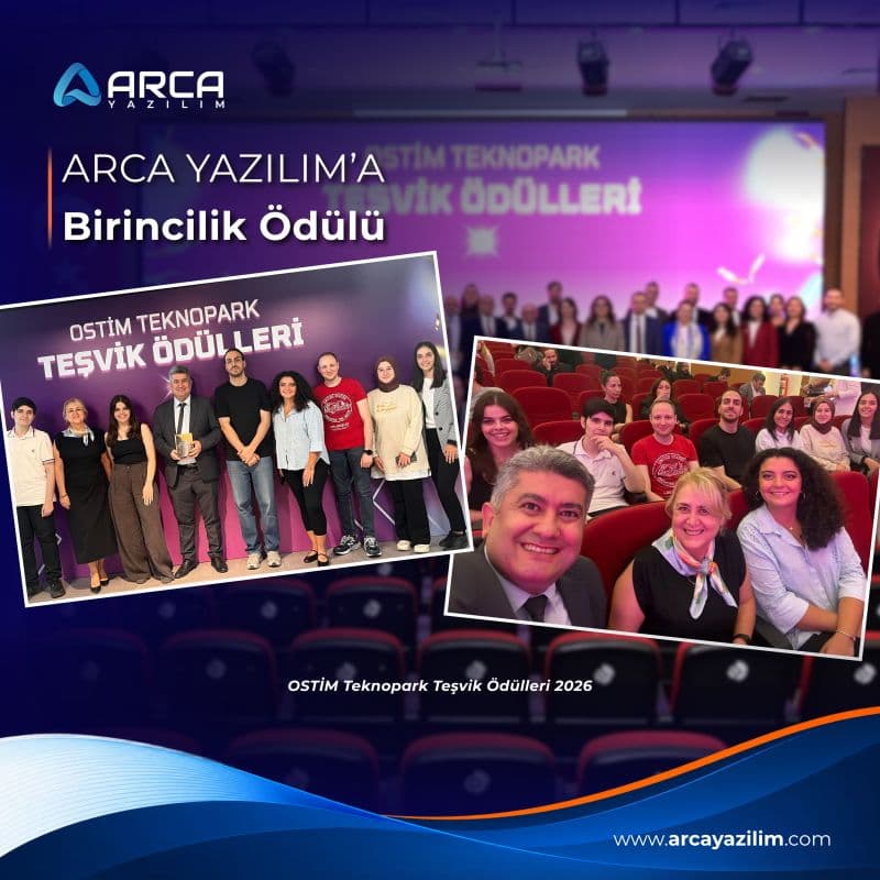ARCA Yazılım, OSTİM Teknopark'ta "En Aktif 1. Girişimci" Ödülünü Aldı — 1