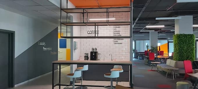 Shared working and break areas at ARCA Yazılım’s Ostim Teknopark R&D office