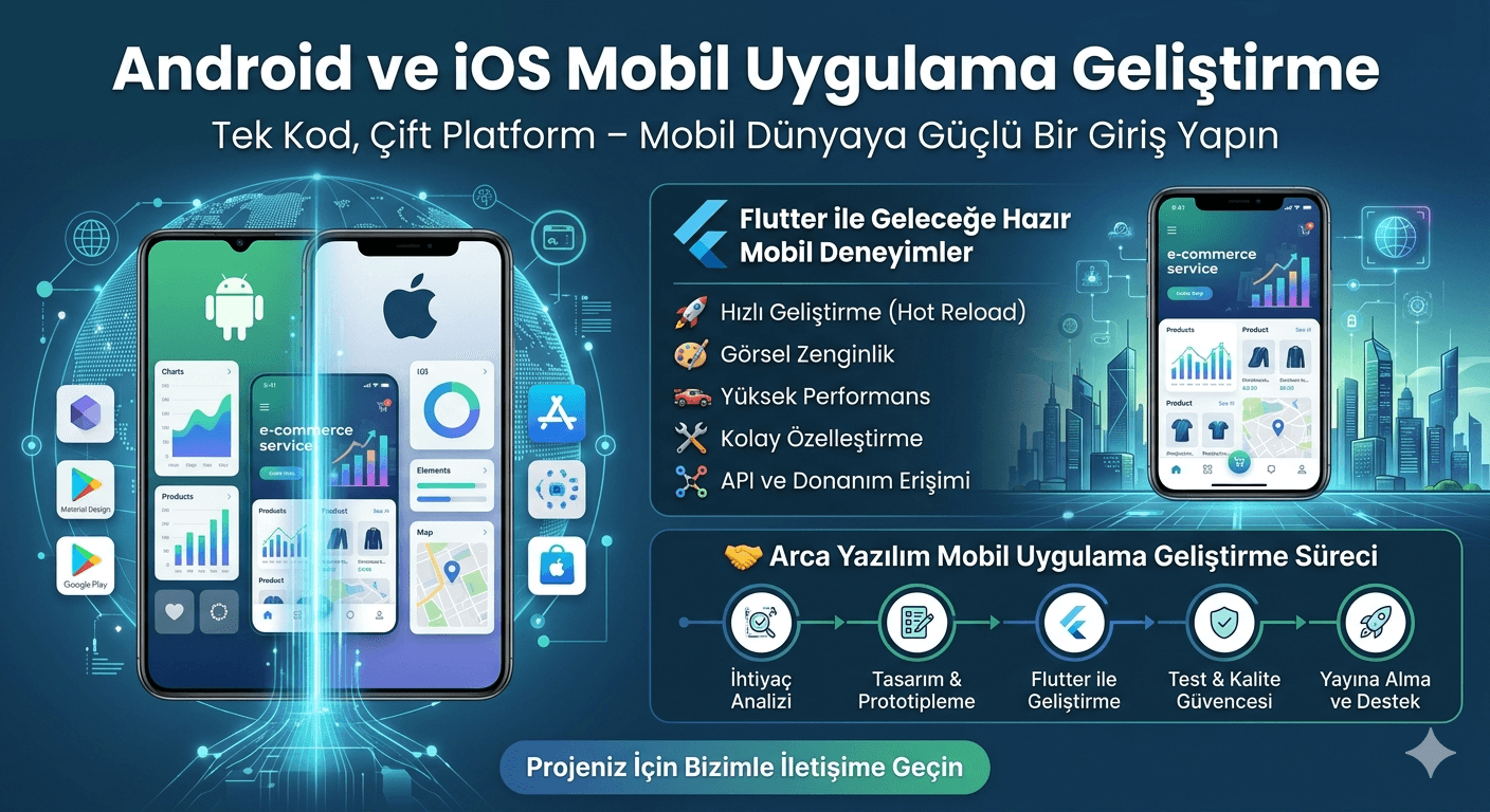 Android ve iOS Mobil Uygulama Geliştirme