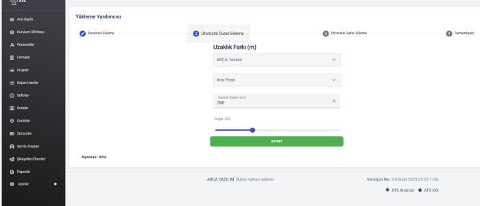 arca_yazilim_arac_servis_optimizasyon_sistemi_otomatik_durak_ekleme